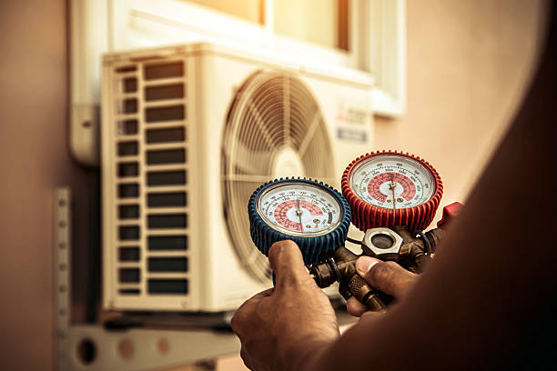 Professional Hvac technician working in West Lafayette, OH